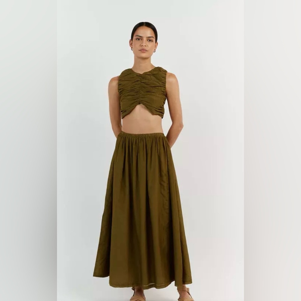 DISSH Olive Skirt Set